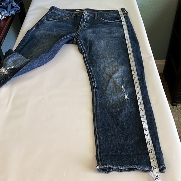 Pilcro and The Letterpress Anthropologie Slim Boyfriend Crop Size 27 - Picture 9 of 16